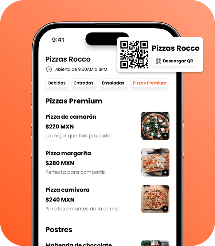 Create your digital menu with QR Free